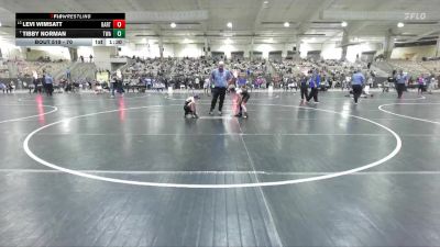 70 lbs Quarterfinal - Tibby Norman, TN Wrestling Academy vs Levi Wimsatt, Nashville Catholic Wrestling