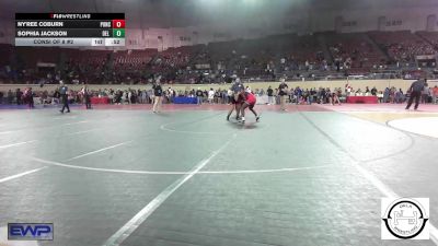 118 lbs Consi Of 8 #2 - Ny'Ree Coburn, Ponca City LadyCat Wrestling vs Sophia Jackson, Del City JH