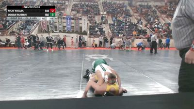 105_B lbs Round Of 32 - Nico Vaglia, Kiski Area vs Logan Rubish, Frazier