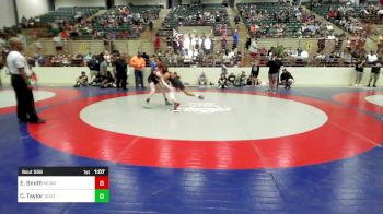 100 lbs Semifinal - Emery Smith, Morris Fitness Wrestling Club vs Colt Taylor, South Paulding Junior Spartans Wrestling Club