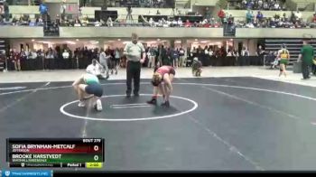 126 lbs Quarterfinal - Sofia Brynman-Metcalf, Jefferson vs Brooke Harstvedt, Whitnall/Greendale