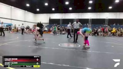 125 lbs Round 3 (4 Team) - Kasey Sloan, Reapers vs Callie Dickie, Bad Bass