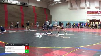 141 lbs Quarterfinal - Casey Wiles, Kent State vs Drew Marten, Central Michigan
