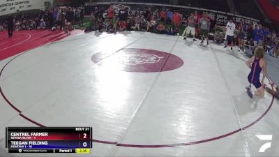 145 lbs Semis & Wb (16 Team) - CENTREL FARMER, Nevada SILVER vs Teegan Fielding, Montana 1