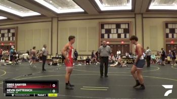200 lbs Round 3 (6 Team) - Greg Sawyer, SVRWC vs Nevin Mattessich, Olympic