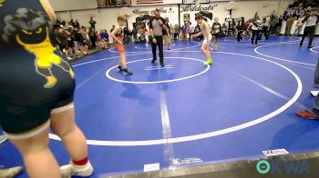 96 lbs Quarterfinal - Hagen Ellis, Salina Wrestling Club vs Rowdy Hupman, Sperry Wrestling Club