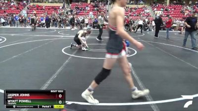 125 lbs Quarterfinal - Wyatt Powell, Triumph vs Jasper Johns, SAW