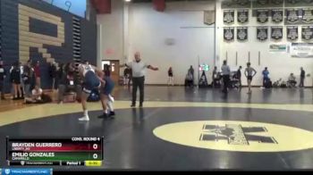 132 lbs Cons. Round 4 - Emilio Gonzales, Camarillo vs Brayden Guerrero, Liberty_NV