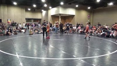 95 lbs Round 2 (6 Team) - Kian Green, MF Dynasty vs Everett Eberle, NC National Team White
