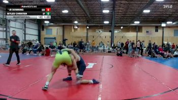 157 lbs Quarterfinal - Jr Downing, Corban University vs Myles Christen, Providence (Mont.)