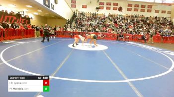 126 lbs Quarterfinal - Robert Lyons, Milford vs Yandel Morales, Andover