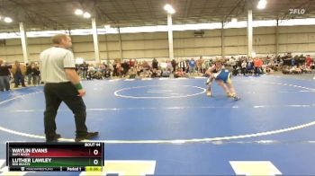 100 lbs Cons. Round 2 - Waylin Evans, Raft River vs Luther Lawley, BSD Beasts