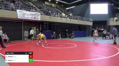 128 lbs Consi Of 4 - Collin Wood, Cochranville, PA vs Kertis West, Coal City, WV