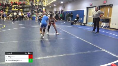 100 lbs Consy 5 - Jahmiah Bey, Steubenville-OH vs Mariah Hershberger, Bedford