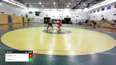 285E lbs Rr Rnd 1 - Ashton Davis, Cornell vs Isaiah Vance, Pitt-Johnstown