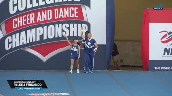University of Kentucky - Rylee & Fernando [2025 Coed Partner Stunt] 2025 NCA & NDA College Nationals
