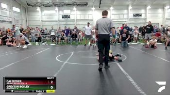 52 lbs Finals (2 Team) - Greyson Bosley, Ohio Gold vs Cai Becker, Armory/Revolution