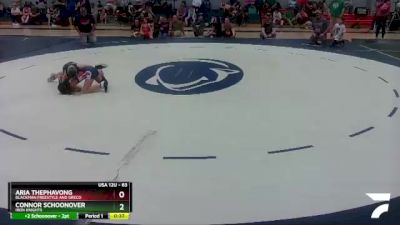 63 lbs Round 2 - Aria THEPHAVONG, Blackman Freestyle And Greco vs Connor Schoonover, Iron Knights