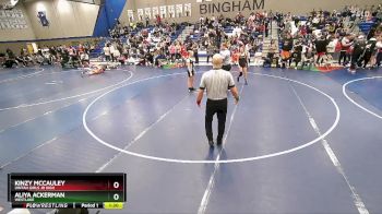 95 lbs Round 1 - Kinzy McCauley, Uintah Girls Jr High vs Aliya Ackerman, Westlake