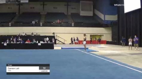 Carson Loll - Floor, NSG - 2021 USA Gymnastics Development Program National Championships