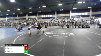 122 lbs Consolation - Bronson Ray, Pride Of Nevada vs Aaron Hare, LV Bears WC