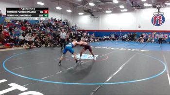 157 lbs Finals (2 Team) - Peter Hollingshead, Luther vs Brandon Flores-Salazar, Alvernia University
