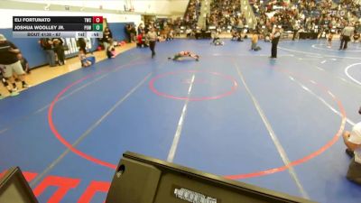 67 lbs Quarterfinal - Joshua Woolley Jr., Poway vs Eli Fortunato, Threshold Wrestling Club