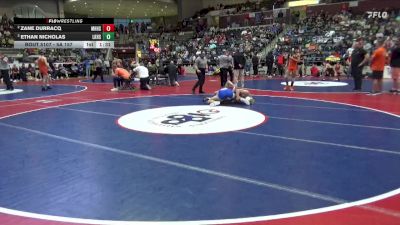 5A 157 lbs Semifinal - Ethan Nicholas, Lakeside vs Zane Durracq, Mountain Home