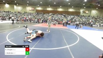 215 lbs Consolation - Kaden Dingee, Gold Rush Wrestling vs Isaac McBride, No Team