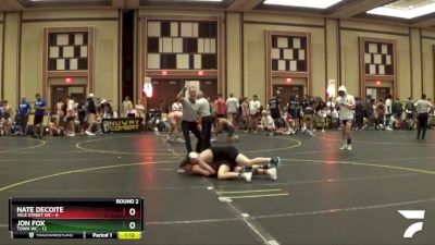 138 lbs Round 2 (6 Team) - Jon Fox, Town WC vs Nate DeCoite, Yale Street WC