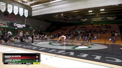 141 lbs Landen Duncan, Cleveland State vs Gianni Silvestri, Clarion