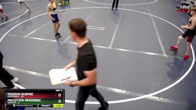 215 lbs Round 2 (4 Team) - MacGyver Herzberg, Wayzata vs Maddox Burvee, Centennial