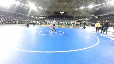 85 lbs Quarterfinal - Alyzah Gonzalez, Prosser Wrestling Academy vs Sophia Garza, Ascend Wrestling Academy