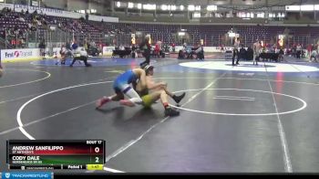 126 lbs Champ. Round 1 - Cody Dale, Horseheads Sr HS vs Andrew Sanfilippo, St Anthonys