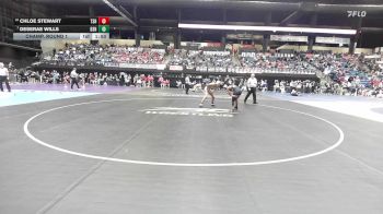 130 lbs Champ. Round 1 - Deserae Wills, De Soto HS vs Chloe Stewart, Topeka-Seaman HS