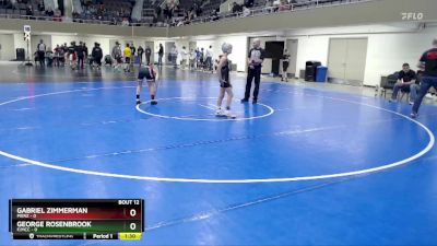 85 lbs Finals (8 Team) - Gabriel Zimmerman, Pierz vs George Rosenbrook, F/MCC