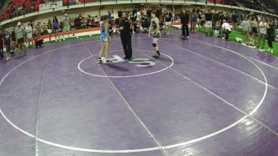 120 lbs Cons. Quarters - Hayden Vanderpool, Alaska vs Kyra McMahon