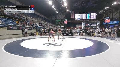 144 lbs Cons. Sub-quarters - Mason Goelz, Indiana vs Nico DeSalvo, Iowa