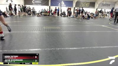 150 lbs Round 4 (6 Team) - Jacob Schweigard, Steel Valley vs Aiden Tattery, Mayo Quanchi