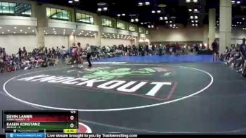 120 lbs Round 5 (8 Team) - Devin Lanier, Funky Monkey vs Kasen Konstanz, SD Blue