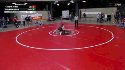 101 lbs Cons. Round 5 - Austin Jones, Alton (Sr.) vs Noah Simonson, Unattached