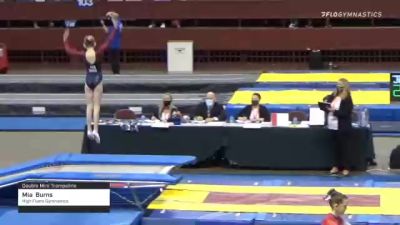 Mia Burns - Double Mini Trampoline, High Flyers Gymnastics - 2021 ...