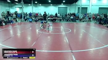 71 lbs Placement Matches (8 Team) - Grayden Paris, Pennsylvania Blue vs Andersen Park, California