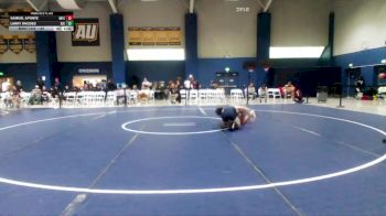 125 lbs Semifinal - Samuel Aponte, Noke Wrestling RTC vs Larry Rhodes, Bluefield State