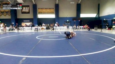 125 lbs Semifinal - Samuel Aponte, Noke Wrestling RTC vs Larry Rhodes, Bluefield State