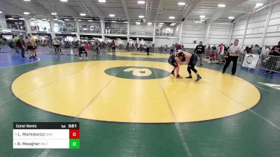 165 lbs Consolation - Lukas Markiewicz, Smitty's Wrestling Barn vs Brayden Meagher, Milford NH