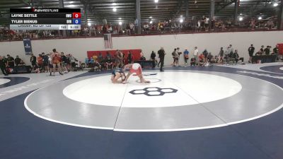 86 kg Champ. Rd Of 128 - Layne Settle, Heidelberg Wrestling Club vs Tyler Bienus, Buffalo Valley RTC