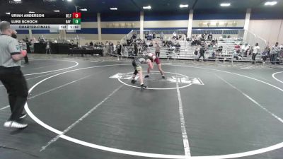 126 lbs Quarterfinal - Uriah Anderson, Delta WC vs Luke Schoch, Bay Area Dragons WC