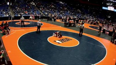 115 lbs Champ. Round 1 - Alejandra Flores, Bolingbrook vs Nina Hamm, Flossmoor (Homewood-F.)