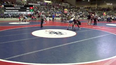 5A 115 lbs Quarterfinal - Montashia Floyd, Arkansas High School vs Mariah Bartok, Greenwood